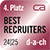 Siegel Best Recruiters D-A-CH 4. Platz 2024/2025 Best Recruiters D-A-CH 24/25